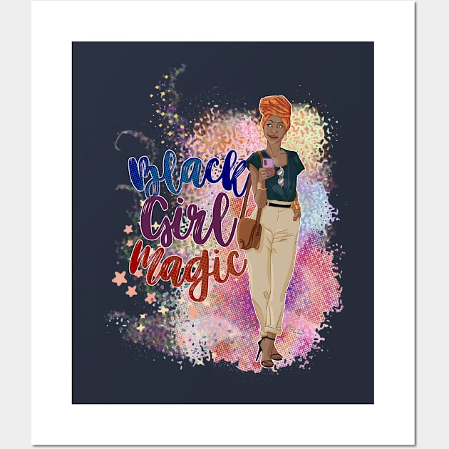 Black girl power Wall Art by elopez7228